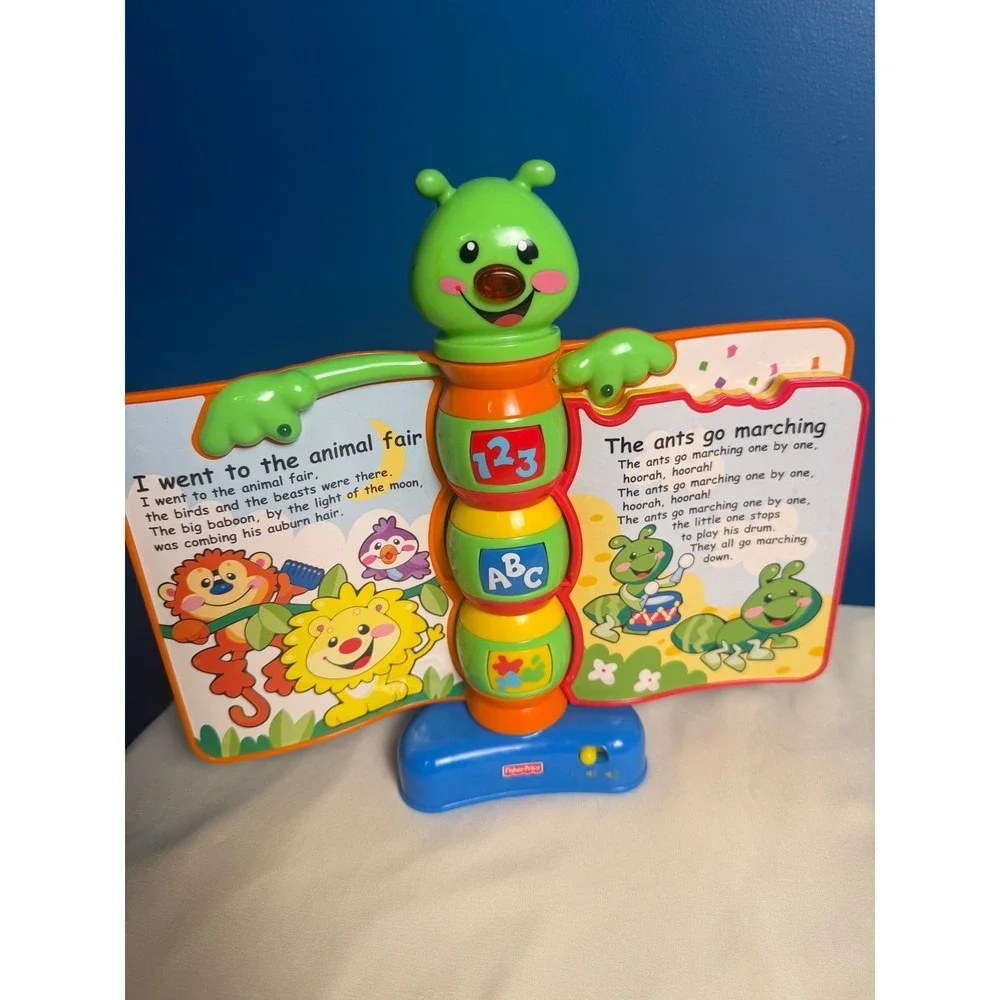 Fisher-Price Laugh & Learn Storybook Rhymes Musical Caterpillar Baby Toy N1161